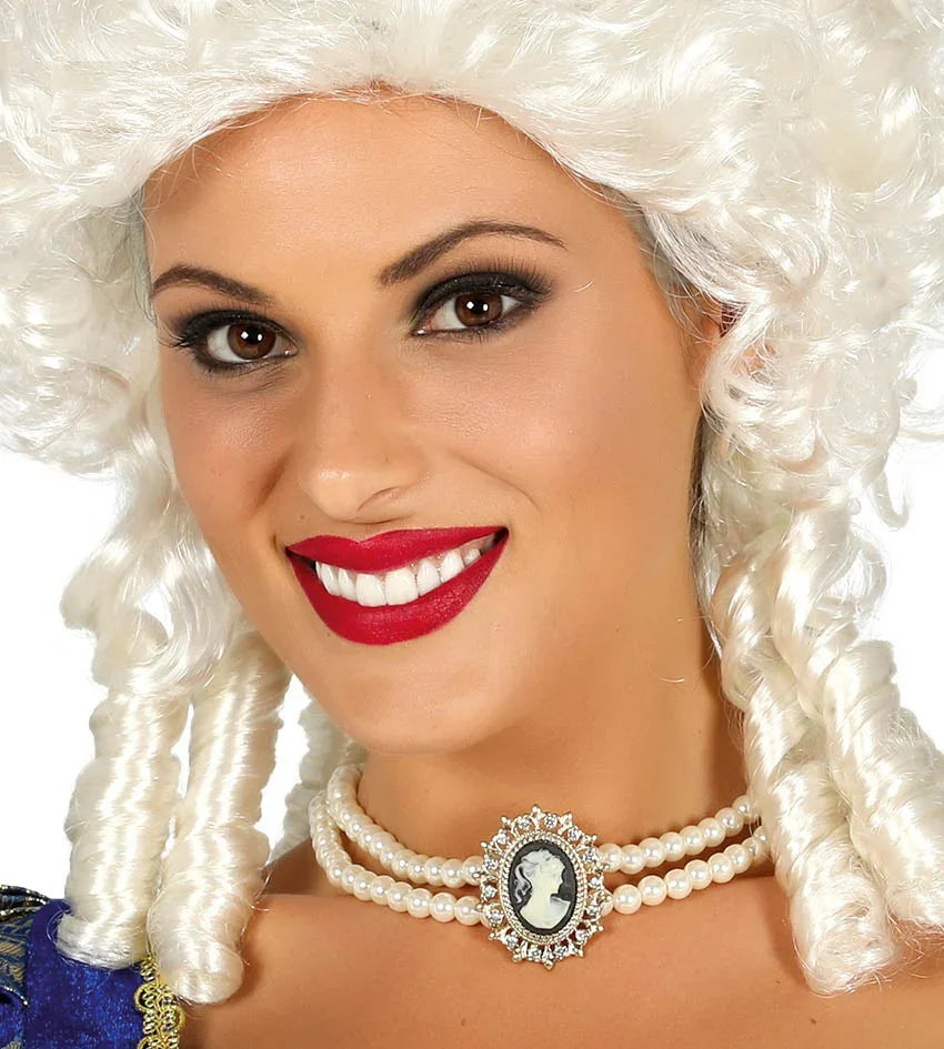 Collar de Perlas de Marquesa Complementos Venecianos y de Época Guirca